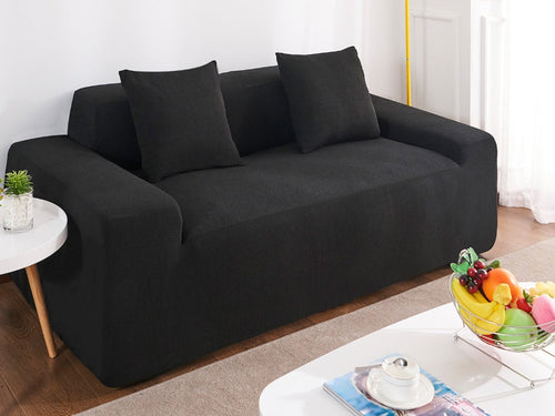 Waterproof Polar Fleece Solid Color Bomb Cover Sofa Slipcover Corner